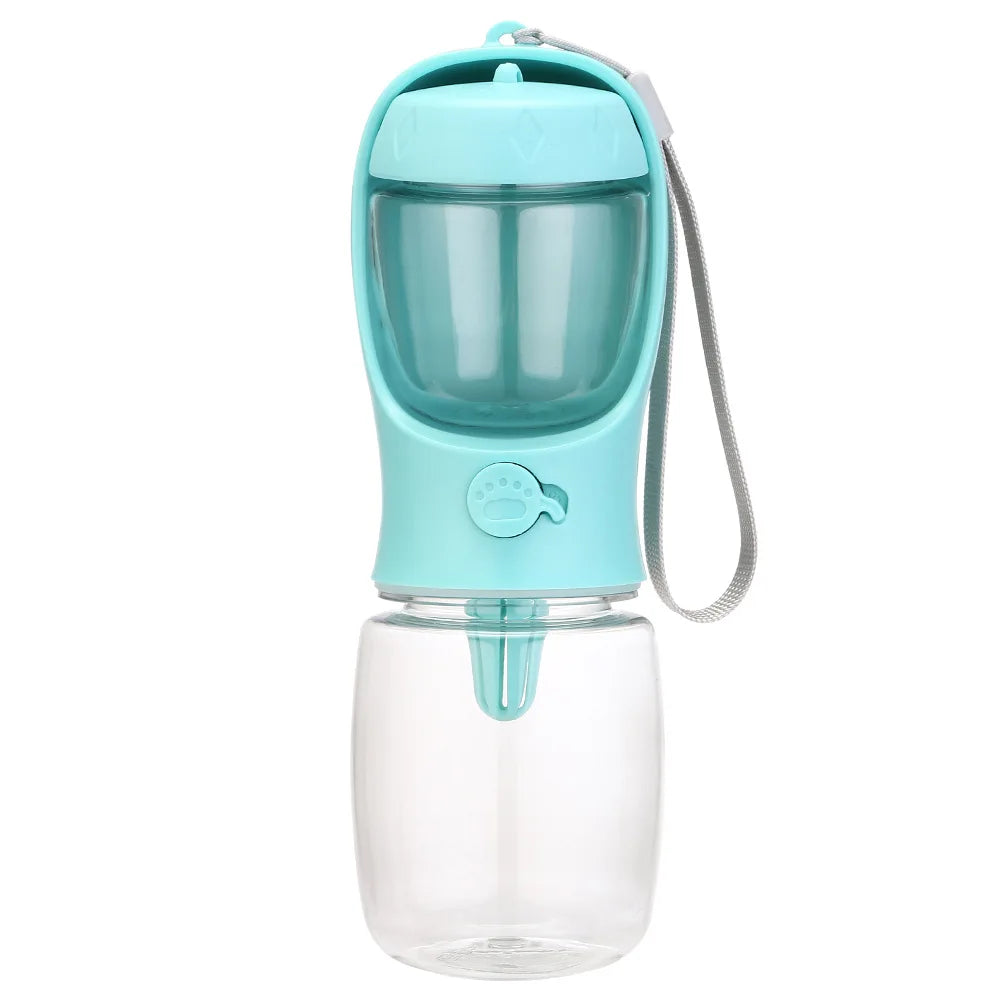 Portable Dog Water Bottle & Food Container