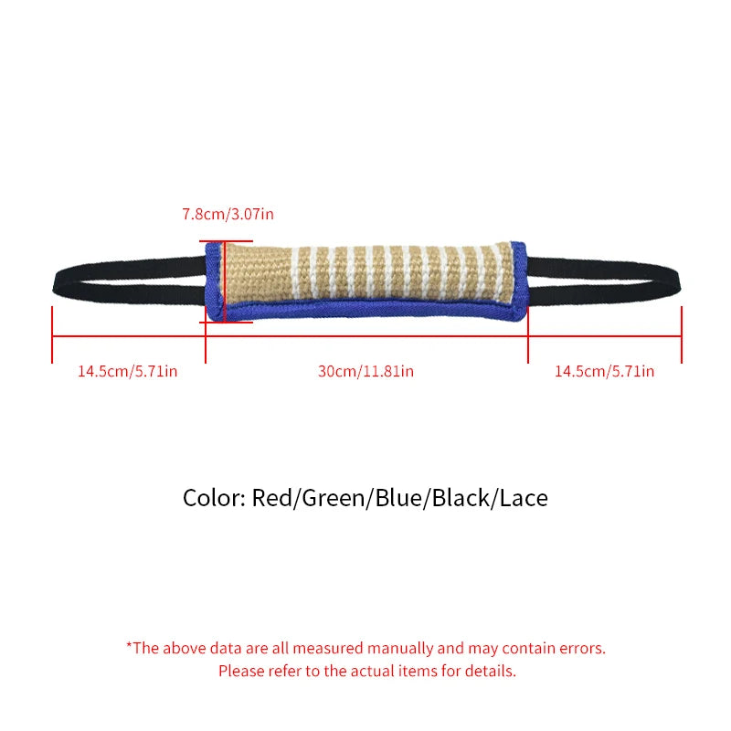 Durable Dog Bite Tug Toy- Suitable for All Breeds, Sizes, & Ages