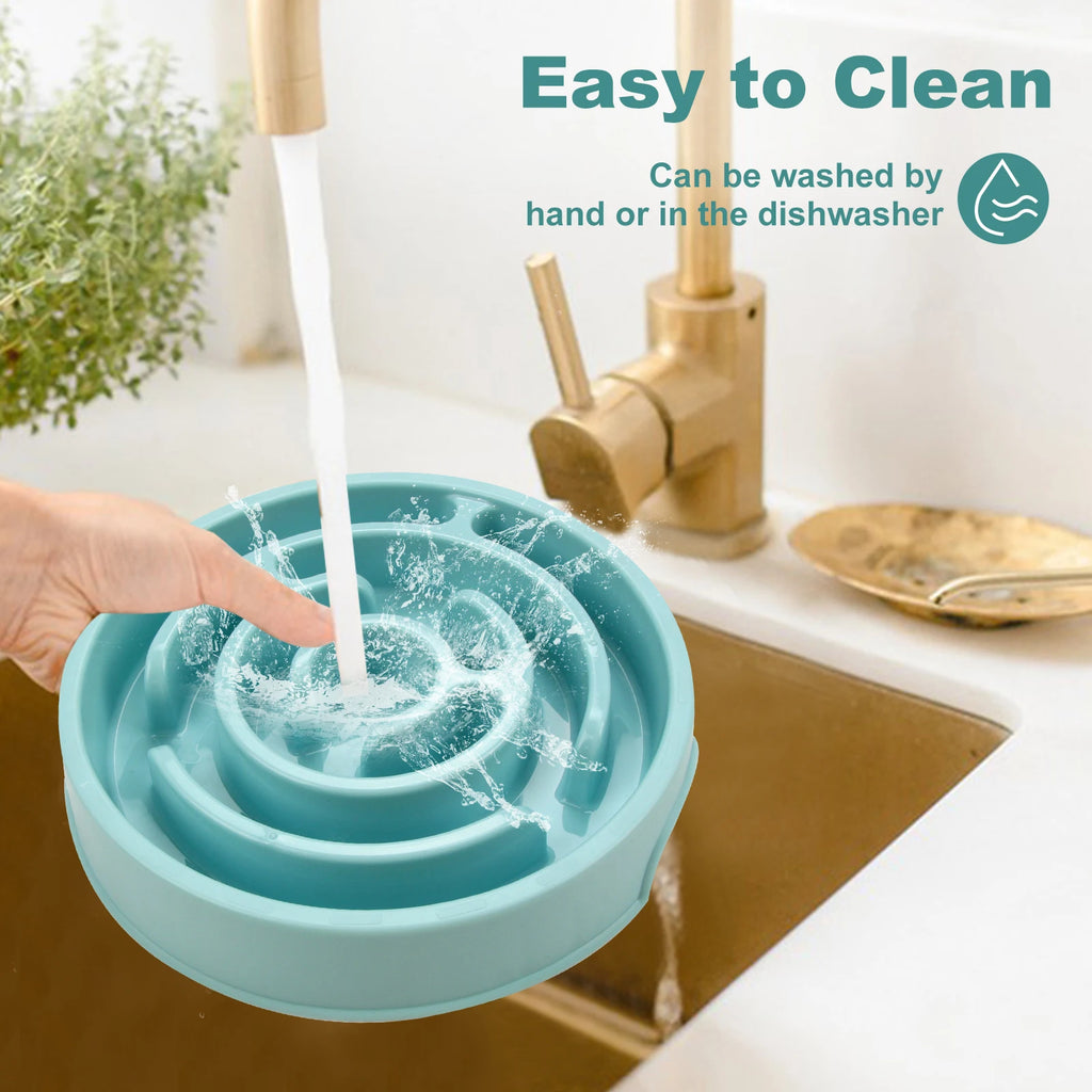 Slow Feeder Dog Bowl- Non-Slip, Anti-Choke & Healthy Eating Solution