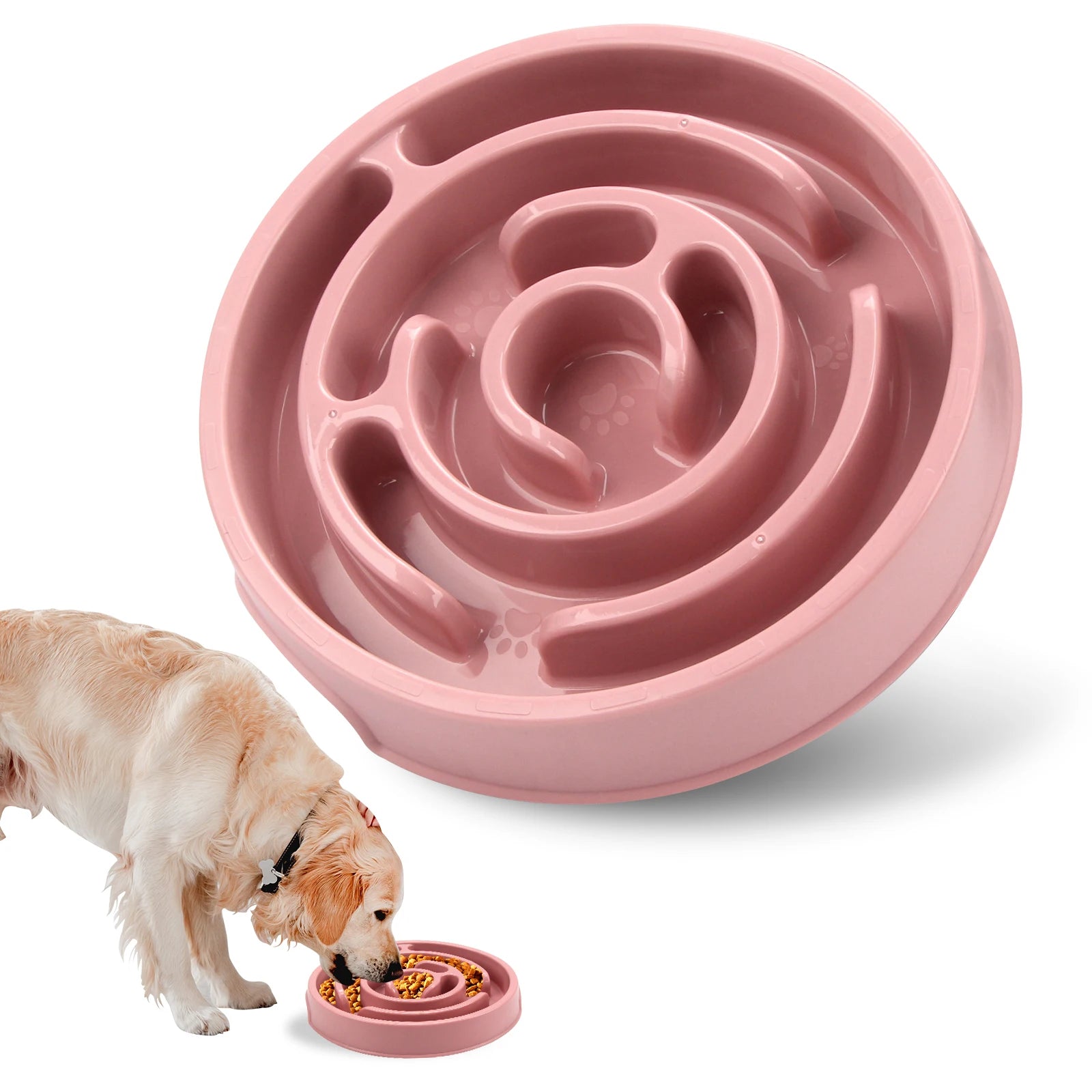 Slow Feeder Dog Bowl- Non-Slip, Anti-Choke & Healthy Eating Solution