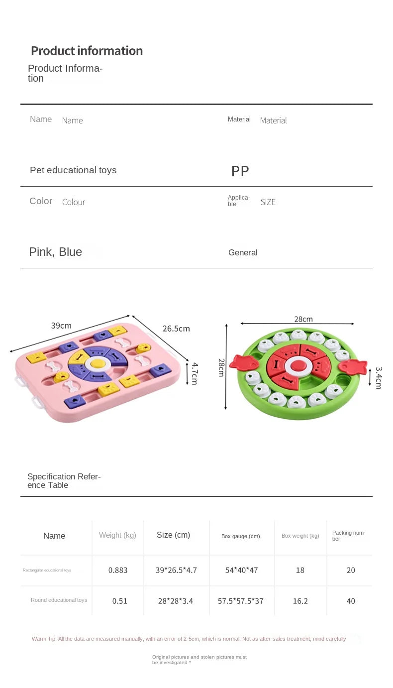 BrainBoost™ Interactive Dog Puzzle Toy