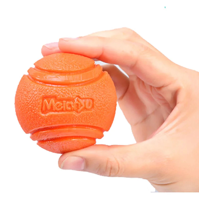 Interactive Rubber Dog Ball- Durable Chew & Bouncy Fetch Toy